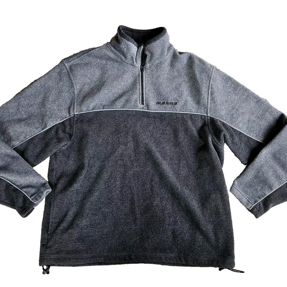 Old Navy Men's Fleece Sweatshirt Gray Size XXL Pullover